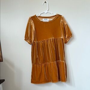 Old Navy Kids Metallic Gold Dress